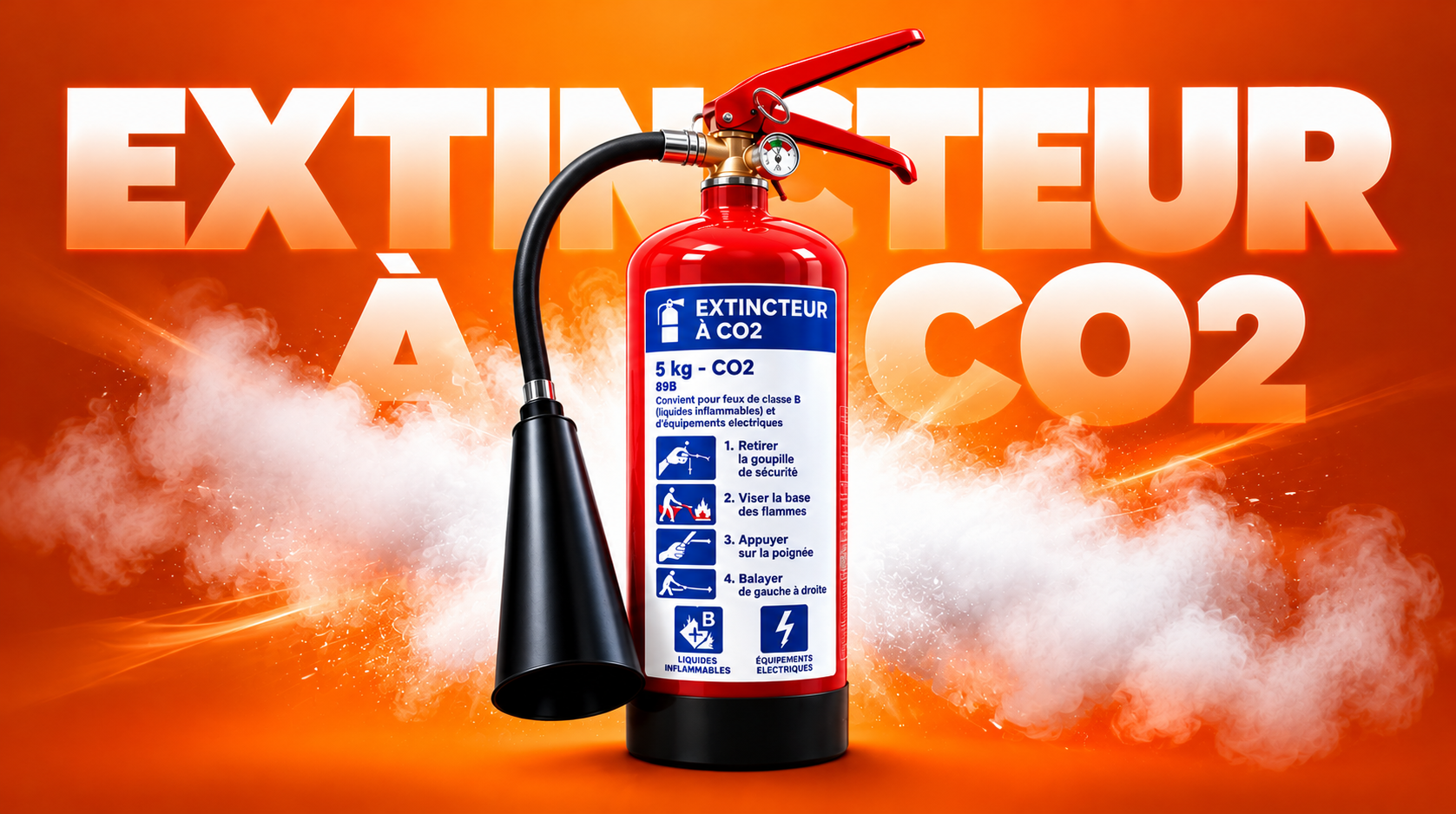 Extincteur CO₂
